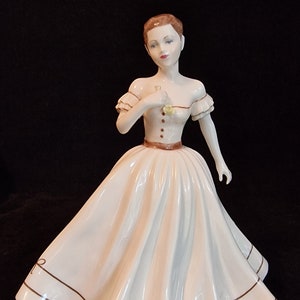 Vintage Coalport Figur, &#39;Geraldine&#39; aus der &#39;Ladies of Fashion&#39; Serie von John Bromley