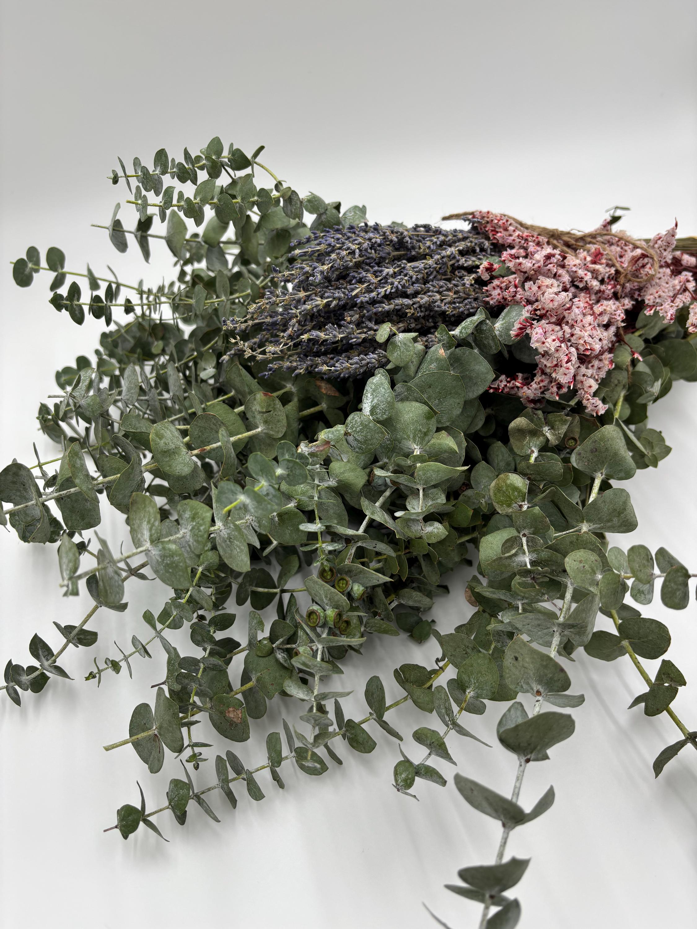 Eucalyptus Lavender Shower Bundle – Pink Sea Lavender, Spa Accessory - Etsy