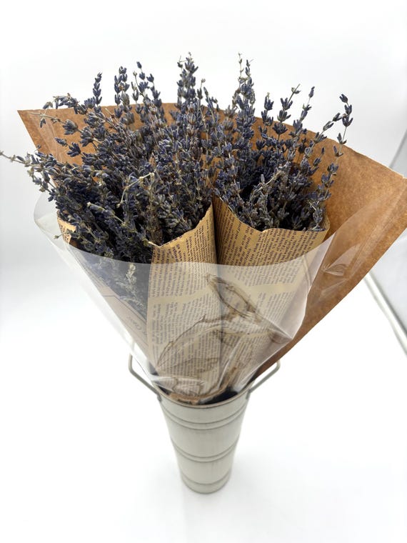 ORGANIC Dried Lavender Flower Bundle Gift Wrapped, + Free Same Day Shipping