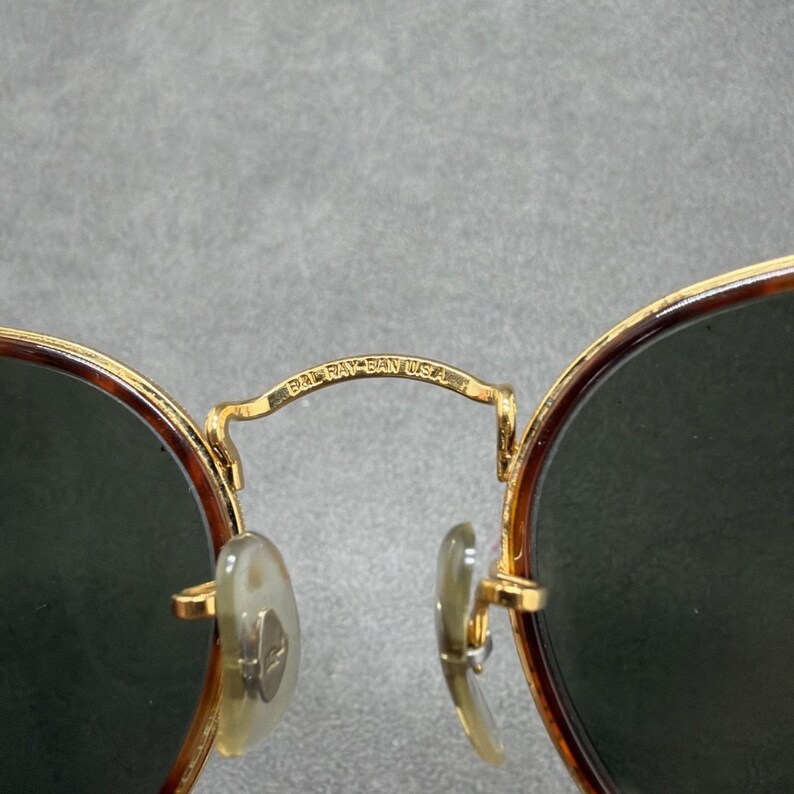 Gafas de sol redondas vintage Ray-Ban W1674 de Bausch & Lomb, talla juvenil. imagen 5