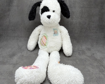 Aurora Lolly Gagz White Puppy Dog Long Dangling Legs Plush Stuffed Animal