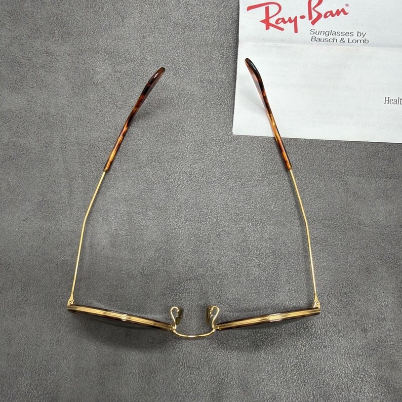 Gafas de sol redondas vintage Ray-Ban W1674 de Bausch & Lomb, talla juvenil. imagen 15