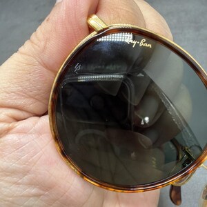 Gafas de sol redondas vintage Ray-Ban W1674 de Bausch & Lomb, talla juvenil. imagen 4