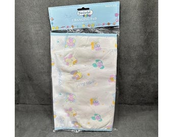 Vintage Jordache Baby Vinyl Pastel Colors Changing Pad