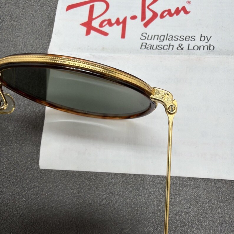 Gafas de sol redondas vintage Ray-Ban W1674 de Bausch & Lomb, talla juvenil. imagen 13