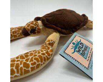 Vintage Wild Republic K & M International Cordelia Sea Turtle Plush