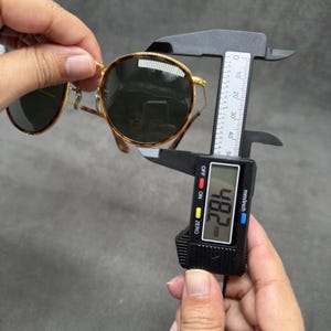 Gafas de sol redondas vintage Ray-Ban W1674 de Bausch & Lomb, talla juvenil. imagen 7