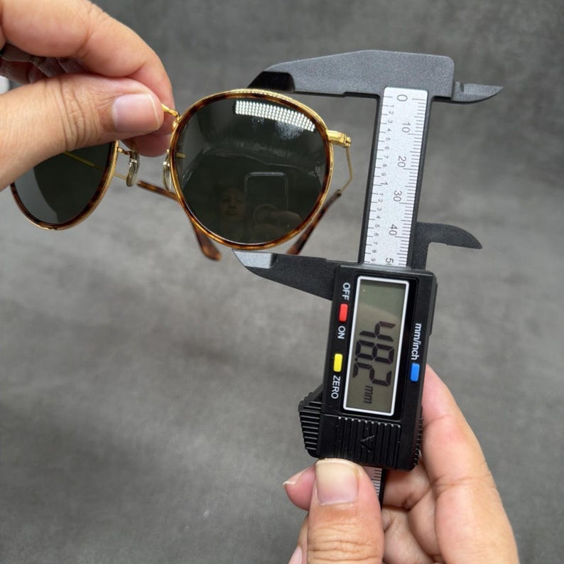 Gafas de sol redondas vintage Ray-Ban W1674 de Bausch & Lomb, talla juvenil. imagen 7