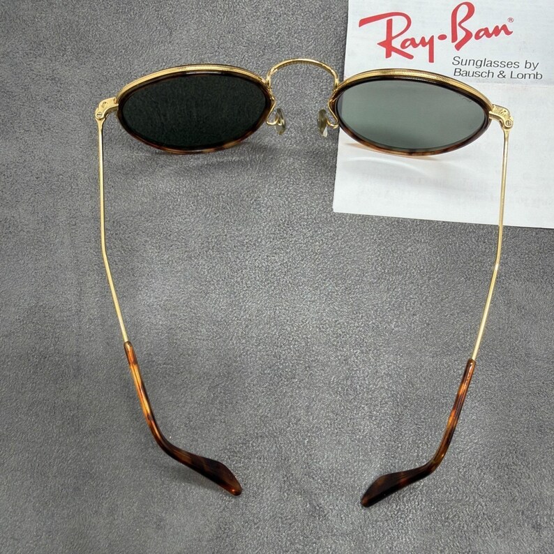 Gafas de sol redondas vintage Ray-Ban W1674 de Bausch & Lomb, talla juvenil. imagen 12