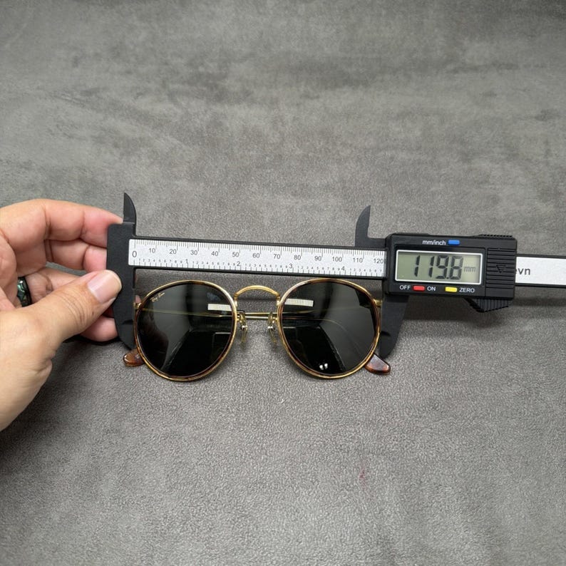 Gafas de sol redondas vintage Ray-Ban W1674 de Bausch & Lomb, talla juvenil. imagen 18