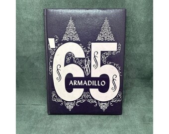 1965 San Saba Tx High School Armadillo Yearbook
