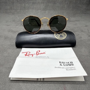 Gafas de sol redondas vintage Ray-Ban W1674 de Bausch & Lomb, talla juvenil. imagen 1