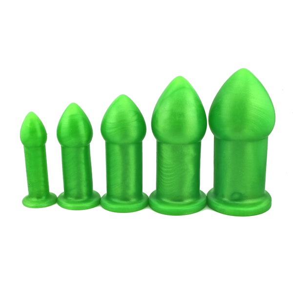 Anal Training Plugs - Brat Breakers - Butt Training - 5 Step Set