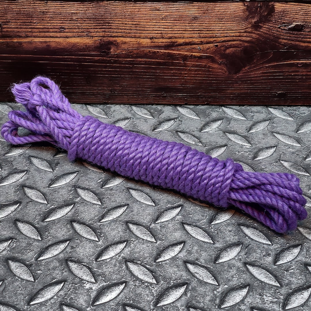 Brat Breakers Jute Rope 6mm Purple light - Etsy