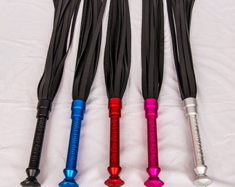 Diamond Dominance Leather Flogger 2.0 - Genuine Leather - 5 Colours