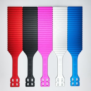 Premium Metal Spanking Paddle  - Girilled (Two Sizes)