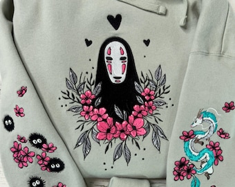 Bluza z haftowanym motywem kwiatowym „Masked Spirit”