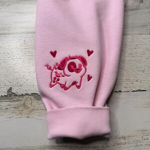 Custom Embroidered HH Angel Outline Hooded Sweatshirt image 6