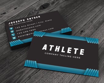 Personal Trainer Business Cards Etsy