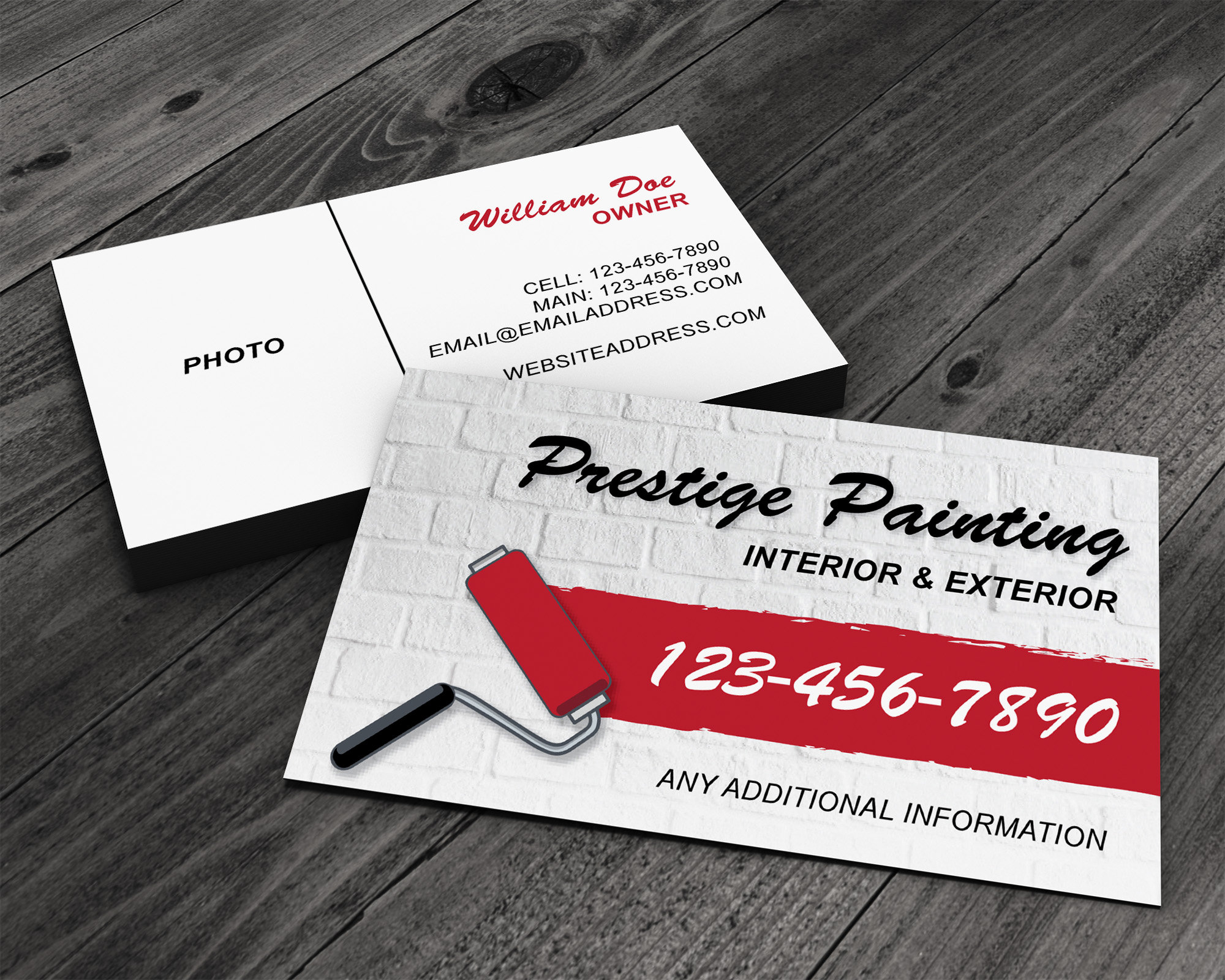 Painters business cards deals