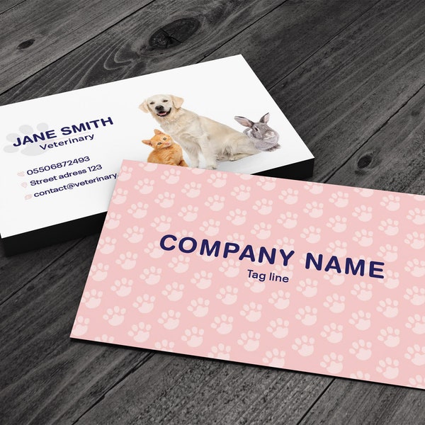 Pet Business Card Etsy
