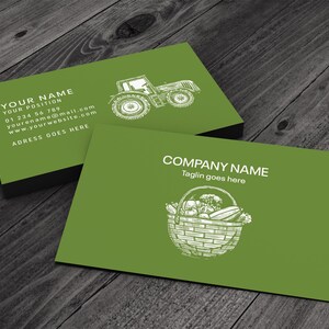 Premium Printed Business Card: Farm Fresh
