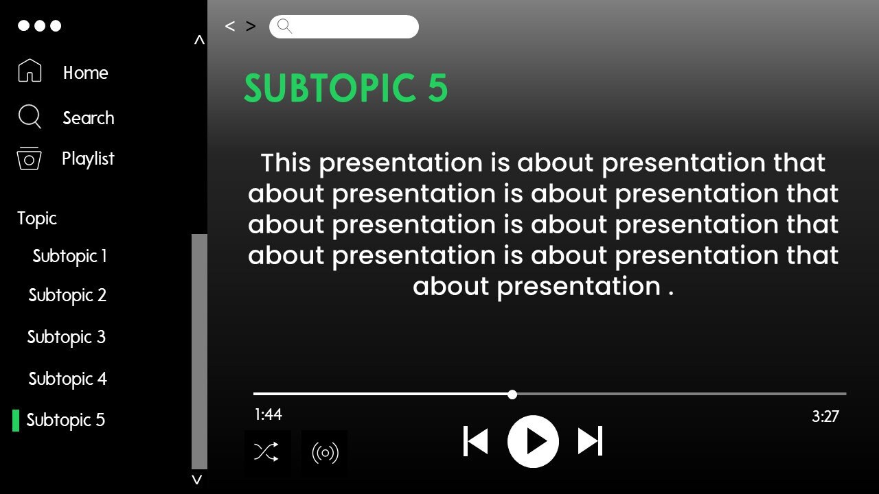 spotify-powerpoint-template