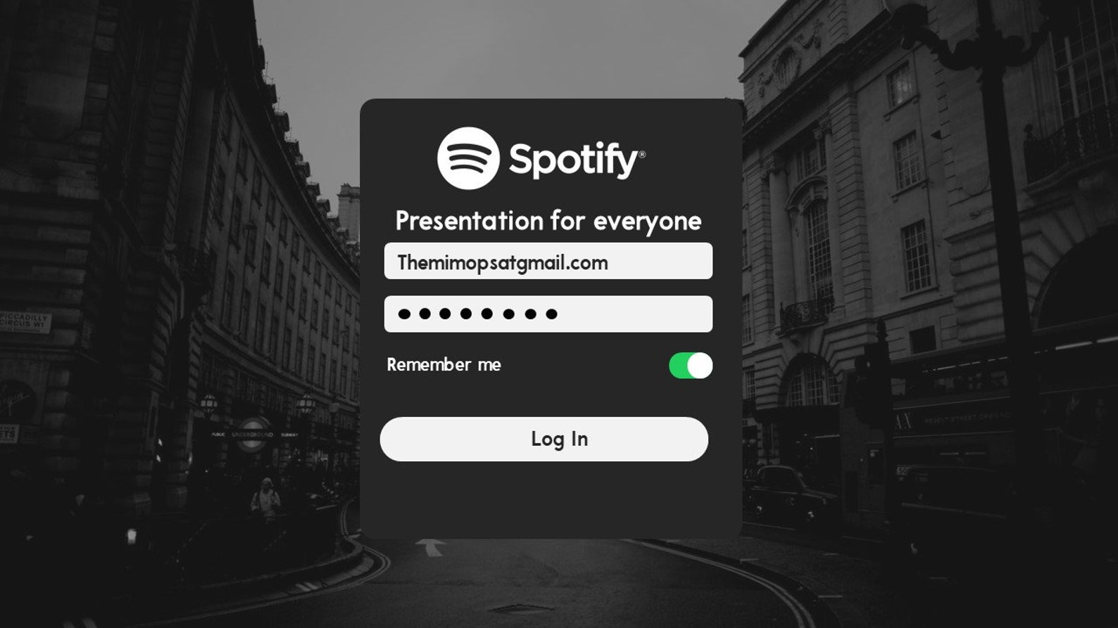 Spotify Presentation Template