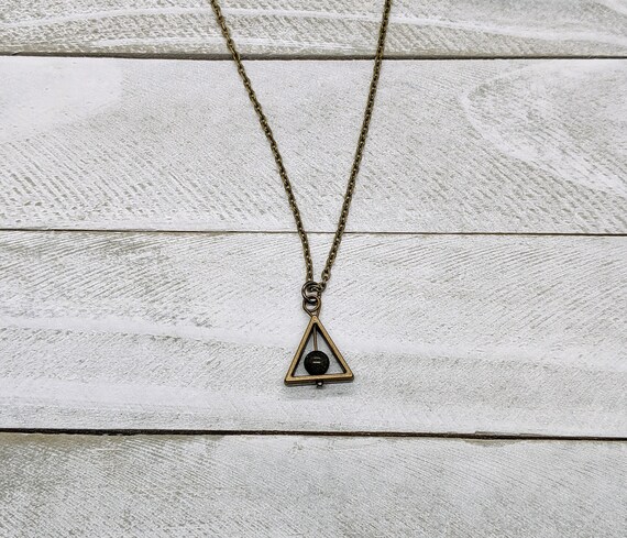 Harry Potter Wand Pendant Chain Necklace 