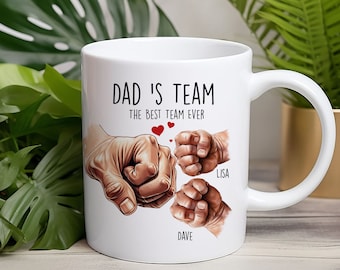Personalized Dad Mug Sublimation Design: First Bump PNG (Digital Download)