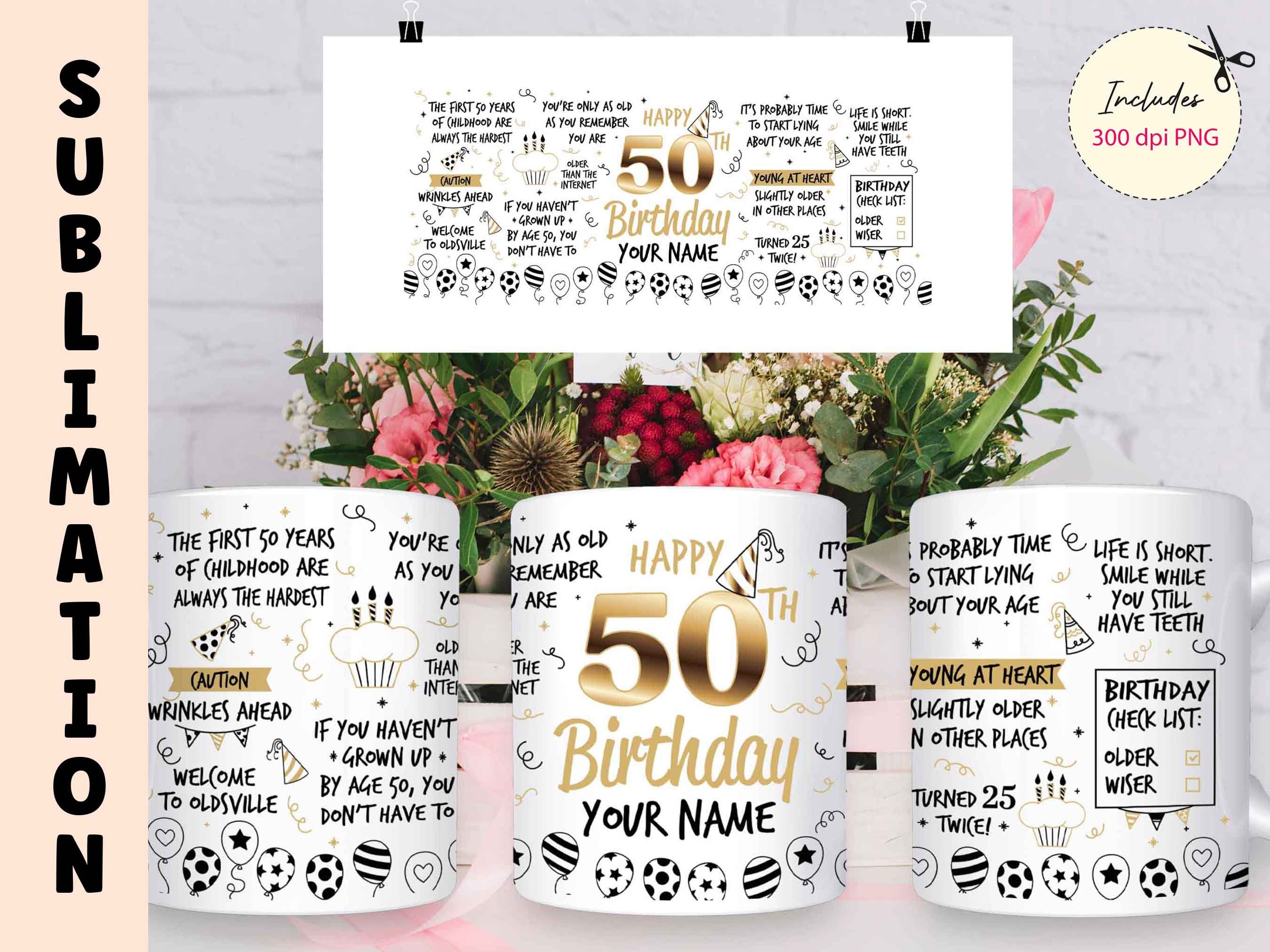 Funny 50 Mug - Etsy