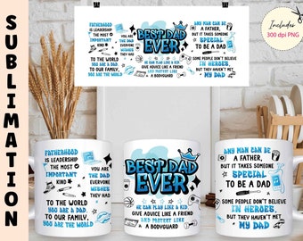 Dad Ever Mug Design, Father's Day Sublimation (Digital Download)