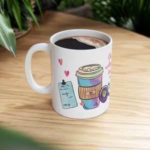 Sublimeringsmall för sjuksköterskemugg (11oz och 15oz PNG) bild 3