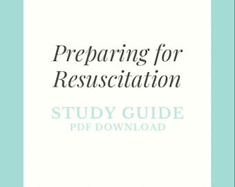 Study Guide - Preparing for Resuscitation (Neonatal) - PDF Download