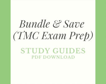Study Guides - TMC Exam Prep BUNDLE - 8 in 1 PDF Download