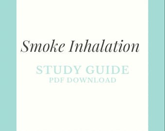 Study Guide - Smoke Inhalation - PDF Download