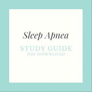 Study Guide - Sleep Apnea - PDF Download