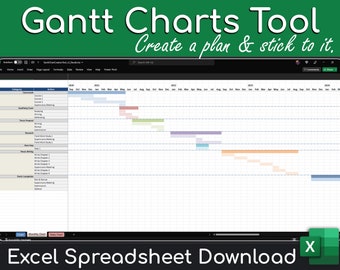 Automatic Gantt Chart Generator - Simple to use Excel Gantt Chart creation