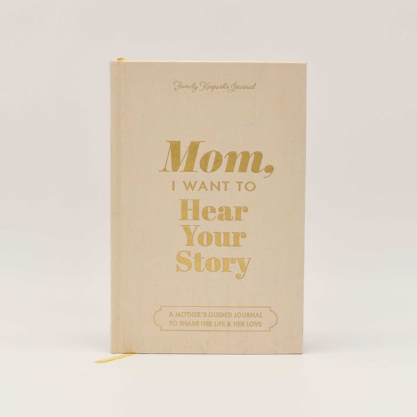 Mom's Story Journal: Linen Hardback with Gold Foil
