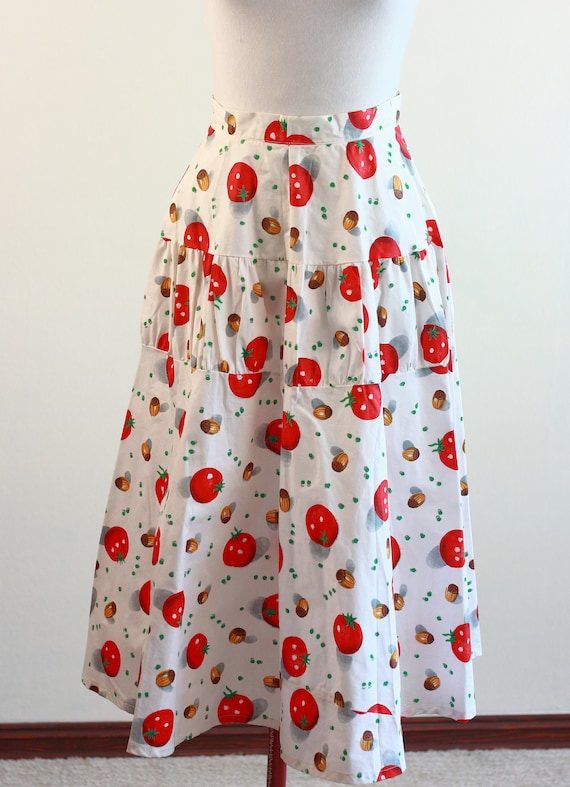 スカート Moschino Flared white skirt with polka dots Size Xxs/w