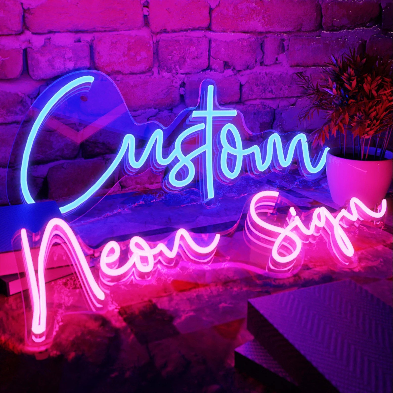 Classy Custom Neon Signs Waterproof Indoor / Outdoor LED Signs Baby