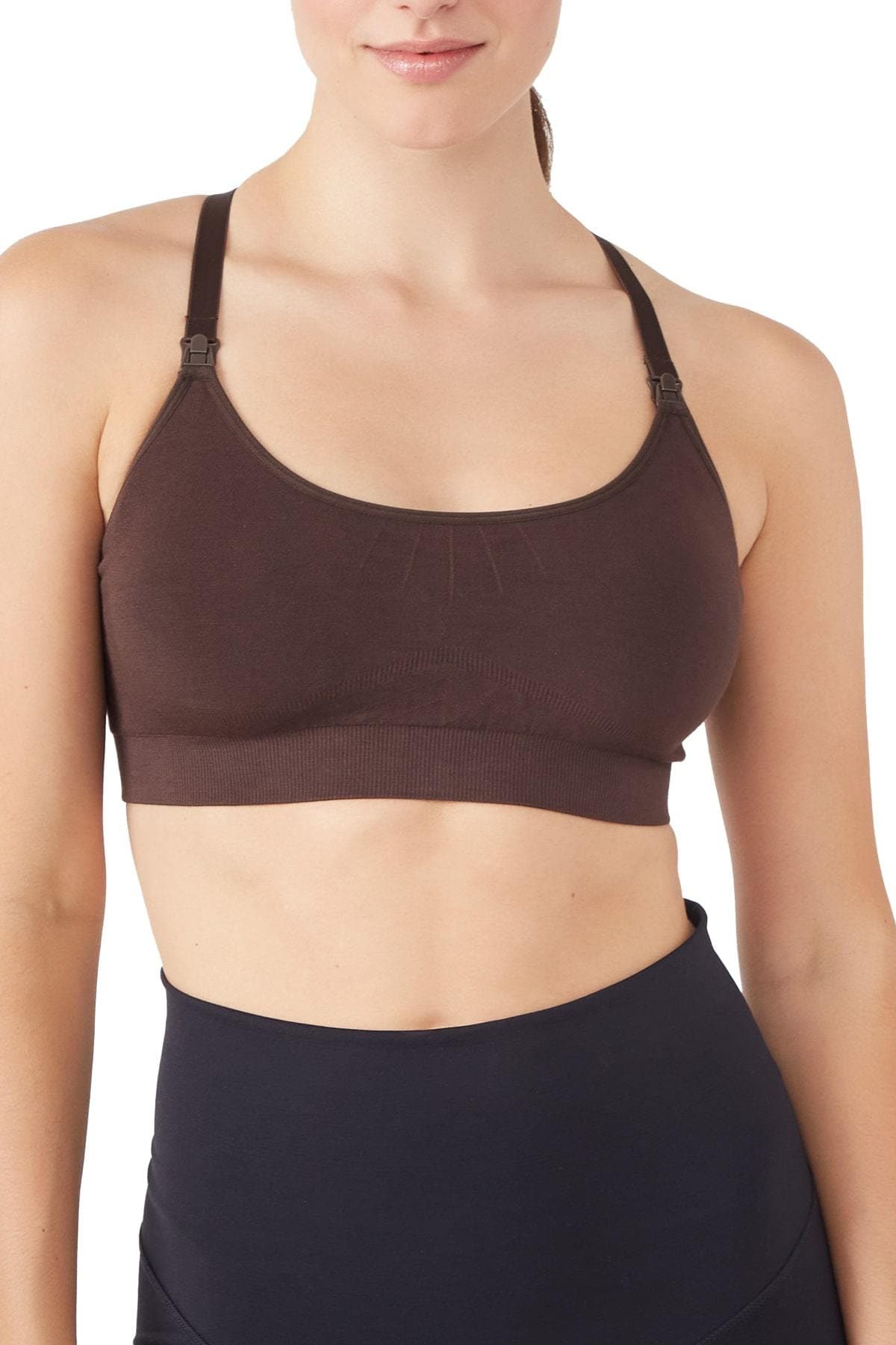 Maternity Nursing Yoga Bra Seamless & Wire-free Easy Breastfeeding Access -   Canada