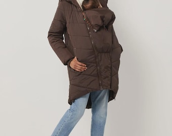 3in1 Winter Maternity Jacket, Babywearing Jacket for pregnant women Waterproof designed in Canada for Cold Winters