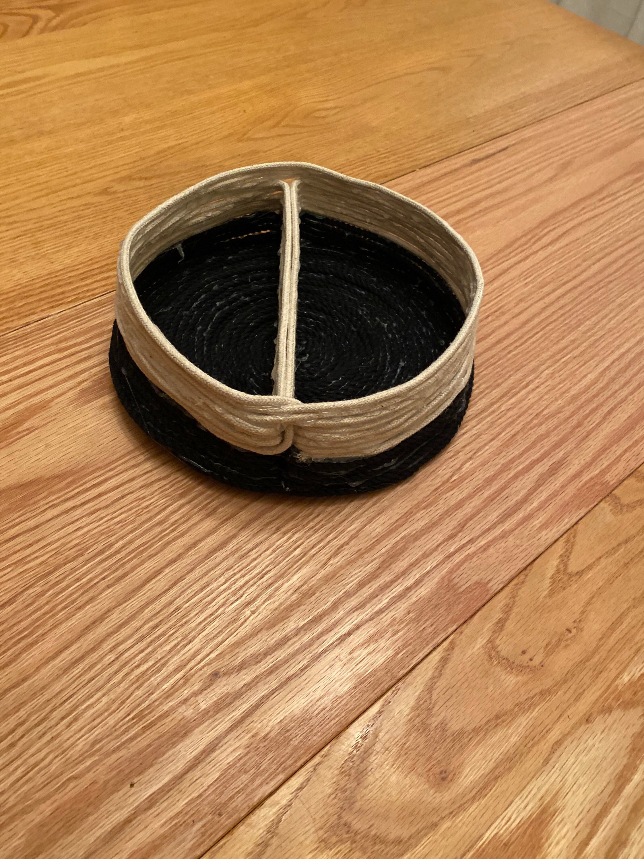 Rope Bowl With Divider Etsy