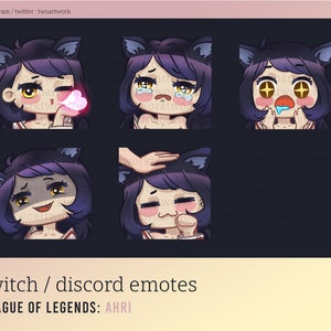 Ahri | Twitch / Discord / Slack Emotes