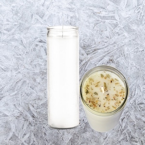 Reinigen en zuiveren 7-daagse witte kaars | Santeria | Smudge | 16 ounce