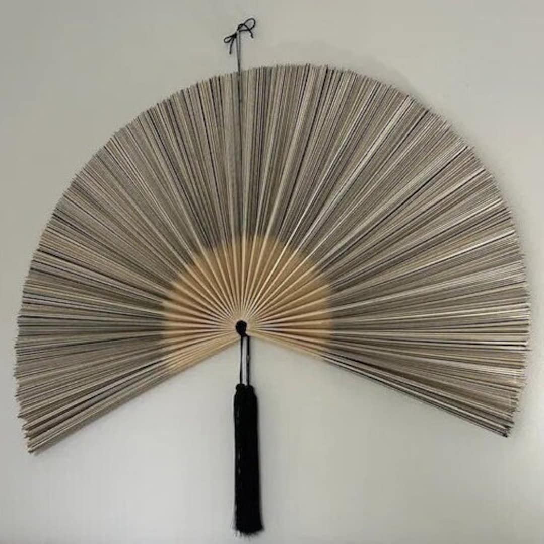 Bamboo Wall Fan Decorative Bamboo Fan Home Decoration Fan Etsy UK