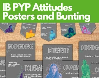 PYP Learner Profile Library Bunting - Etsy