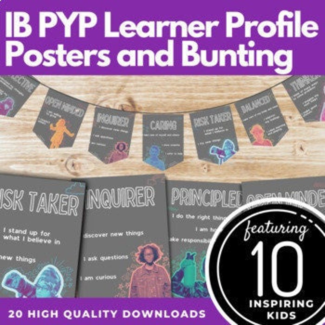 IBPYP Learner Profile Posters and Bunting - Etsy