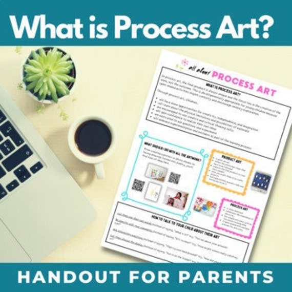 What is Process Art Handout for Parents Etsy
